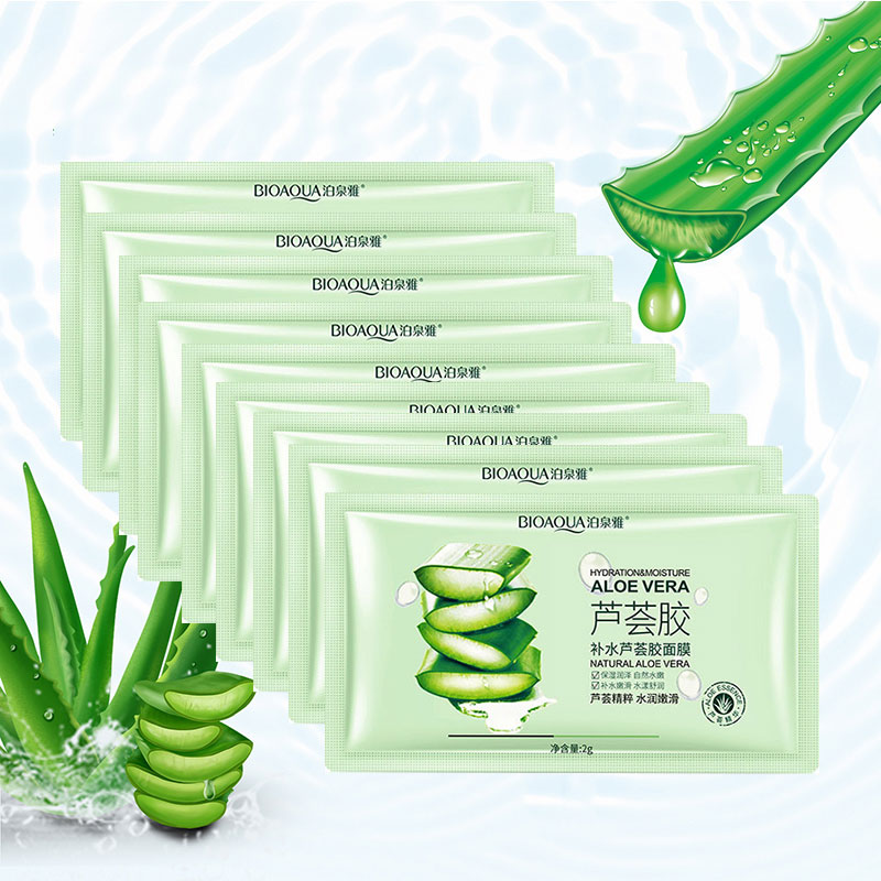 Skincare Oily Skin - 10 pz Aloe Vera colla maschera