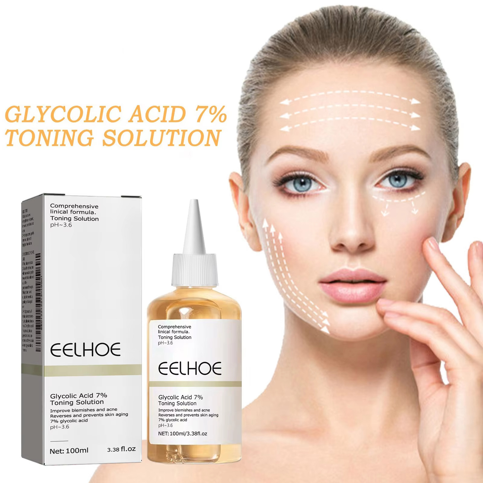 Skincare Skintific - Soluzione Tonificante all'Acido Glicolico 7% Tonico