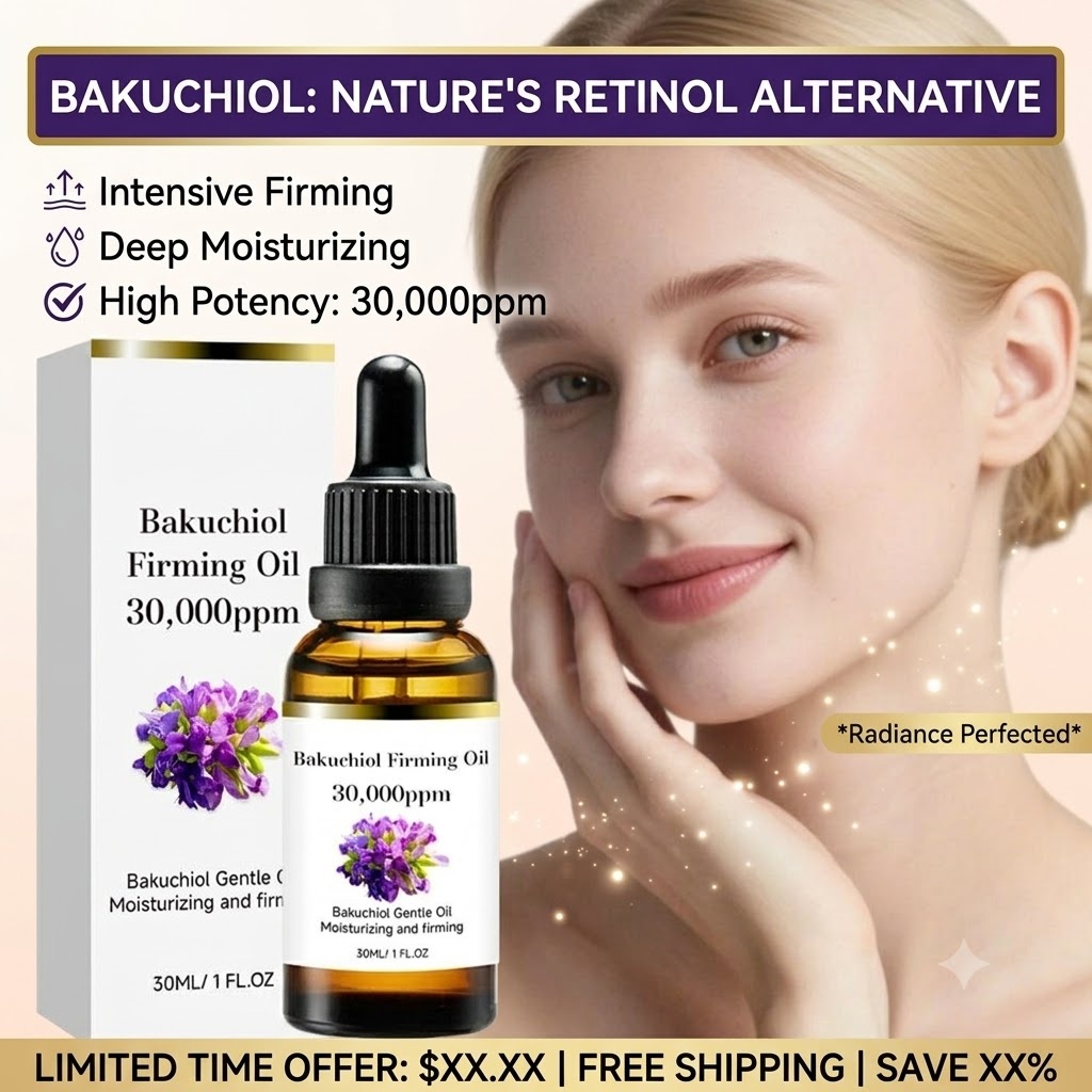 Olio Viso al Bakuchiol 30ml, S - Bakuchiol Retinol Alternative recensione e prezzo