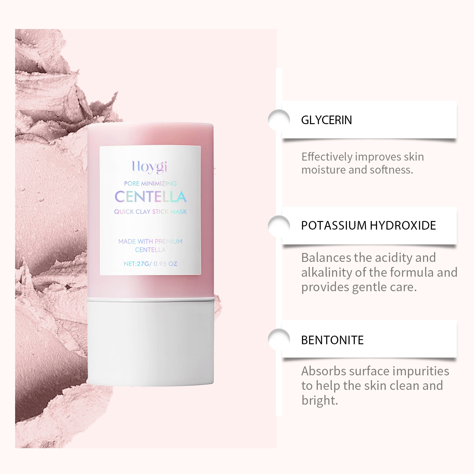 Maschera in Stick all'Argilla  - Bentonite Clay Mask recensione e prezzo